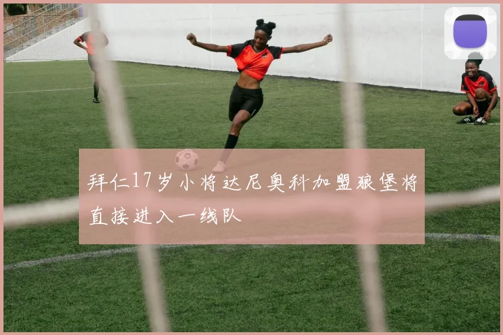 拜仁17岁小将达尼奥科加盟狼堡将直接进入一线队